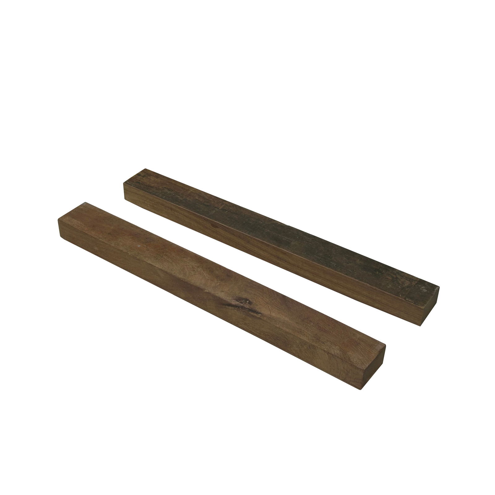 Chinese Pair Natural Wood Grain Patina Rectangular Paperweights - 2