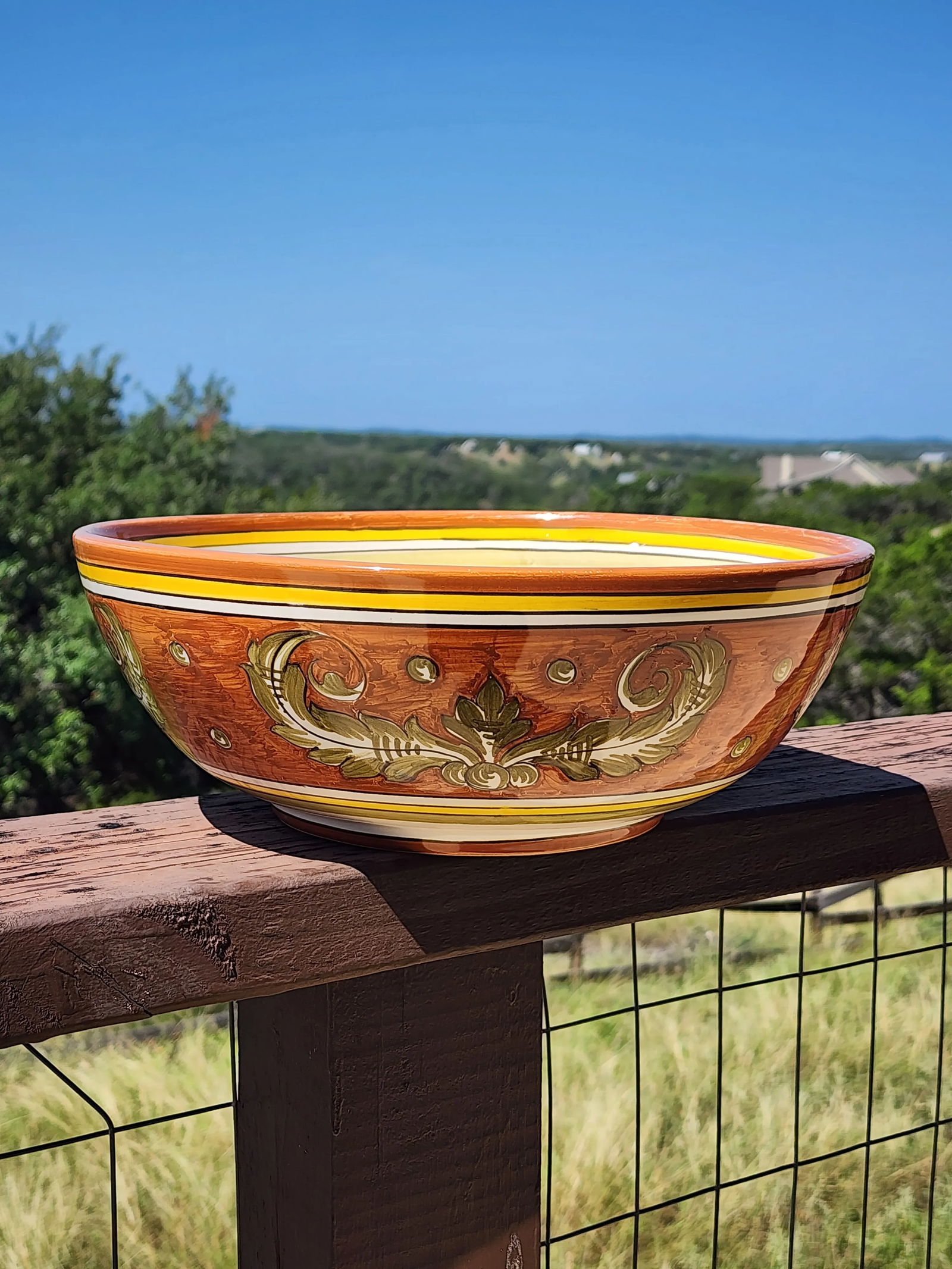 Hand Painted Deruta Ceramic Bowl - 5