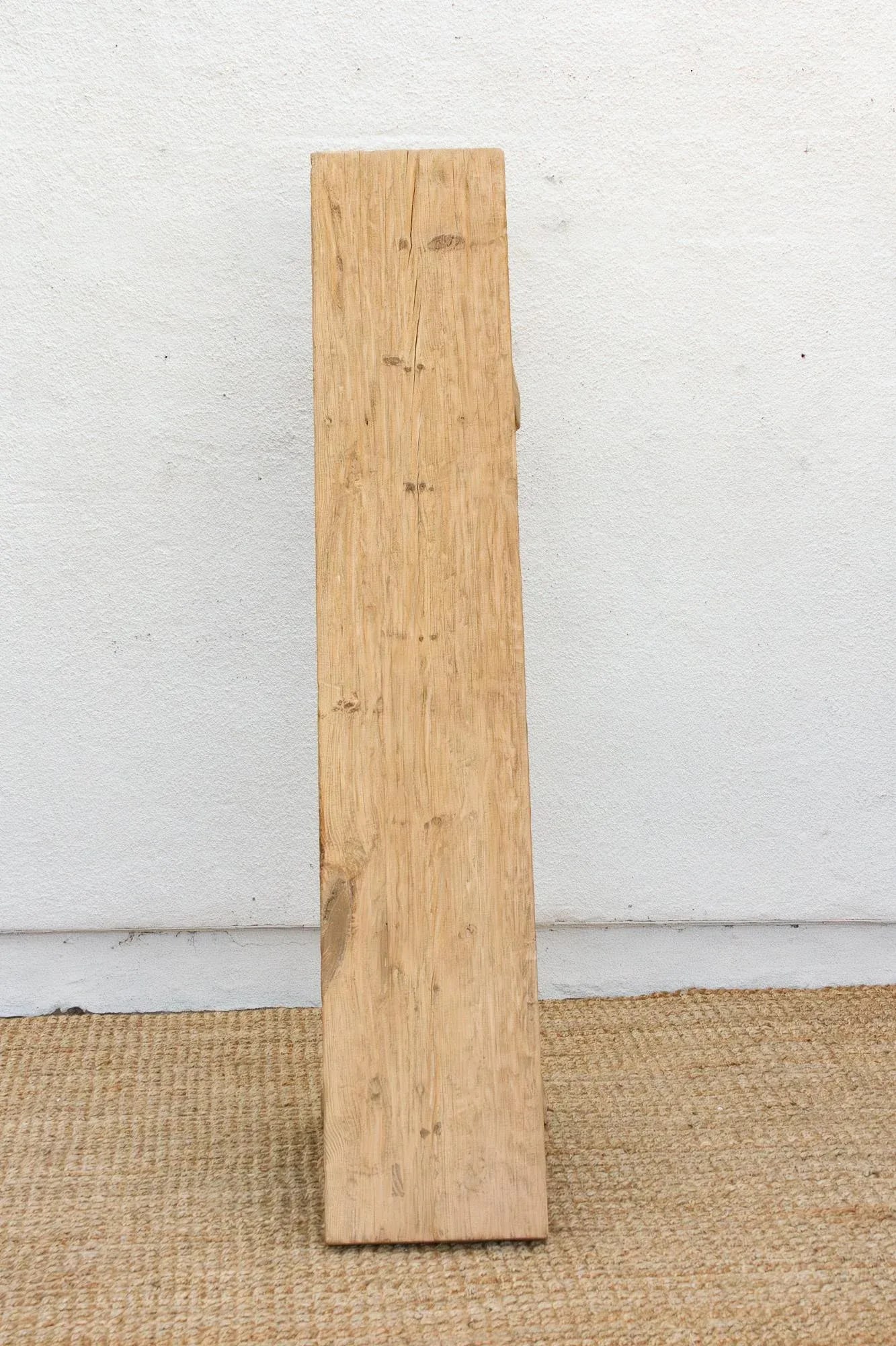 Primitive Bleached Wood Joint Bench - 6