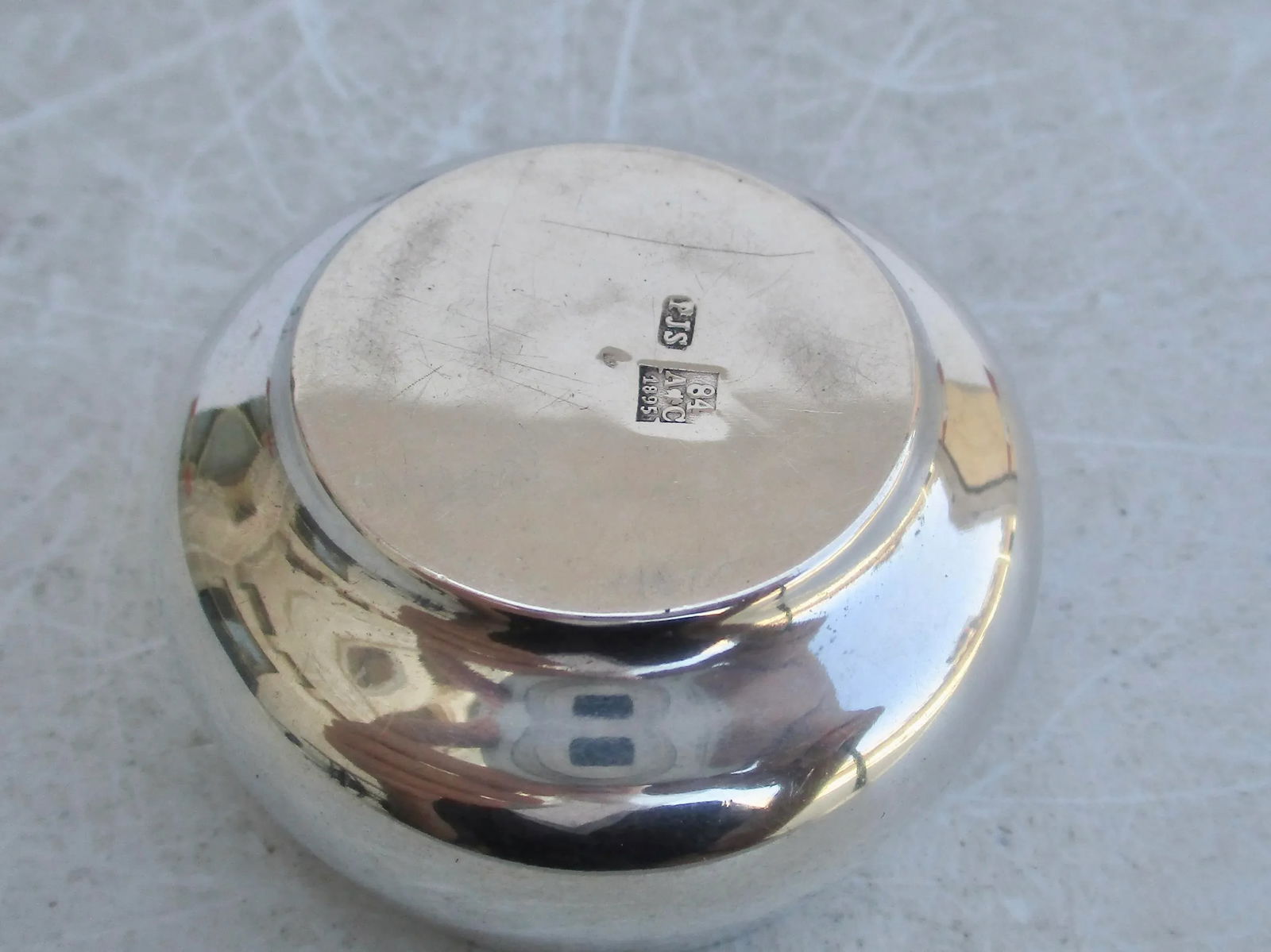 Russian Silver Salt Marked 1895 - 3