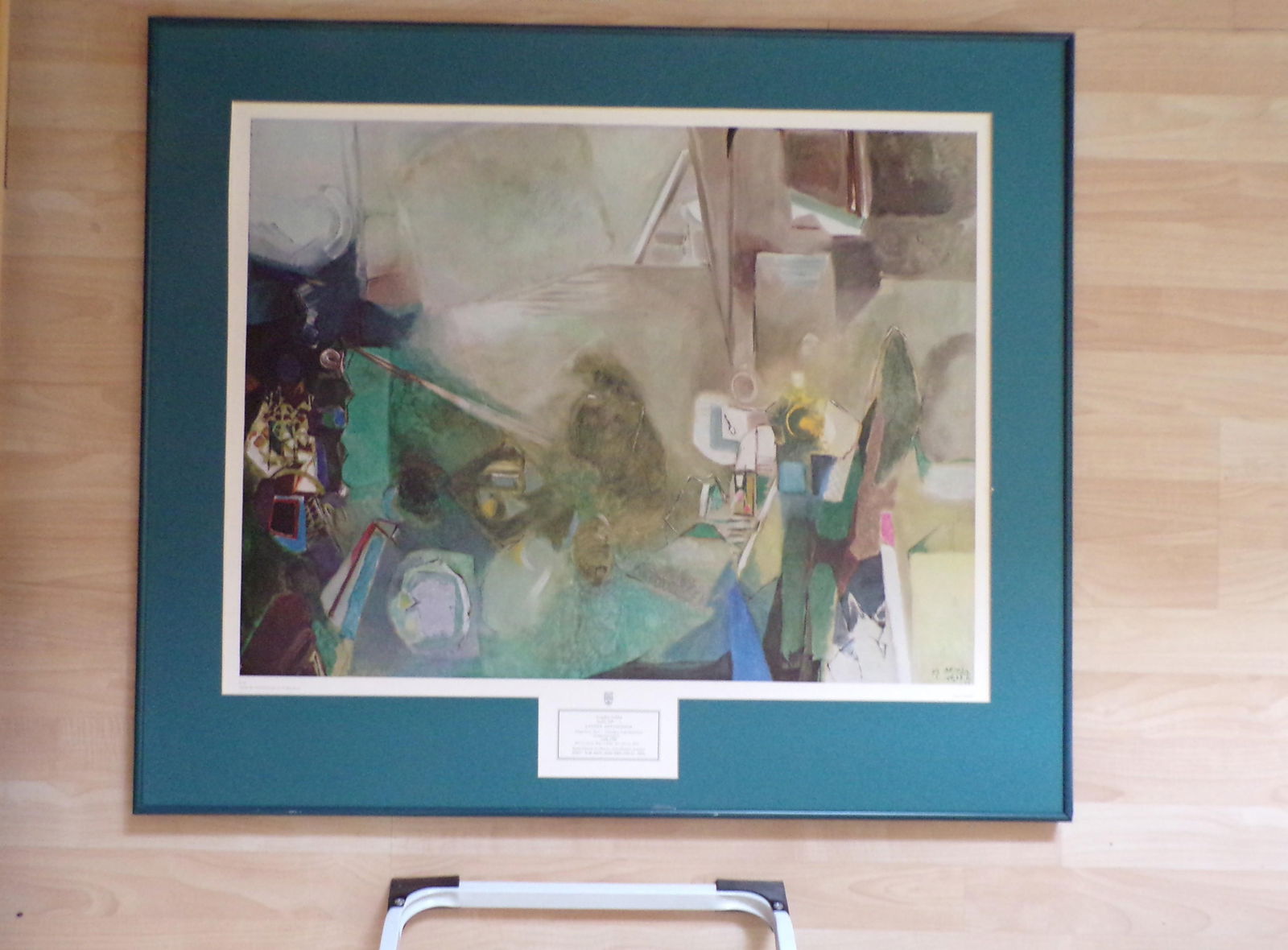 Print Entitled "Latent Antagonism" by Avigdor Arikha, Framed and Matted - 17