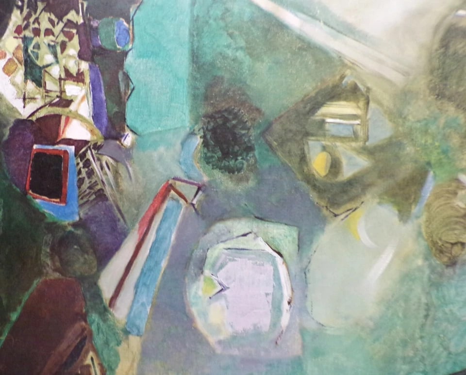 Print Entitled "Latent Antagonism" by Avigdor Arikha, Framed and Matted - 4