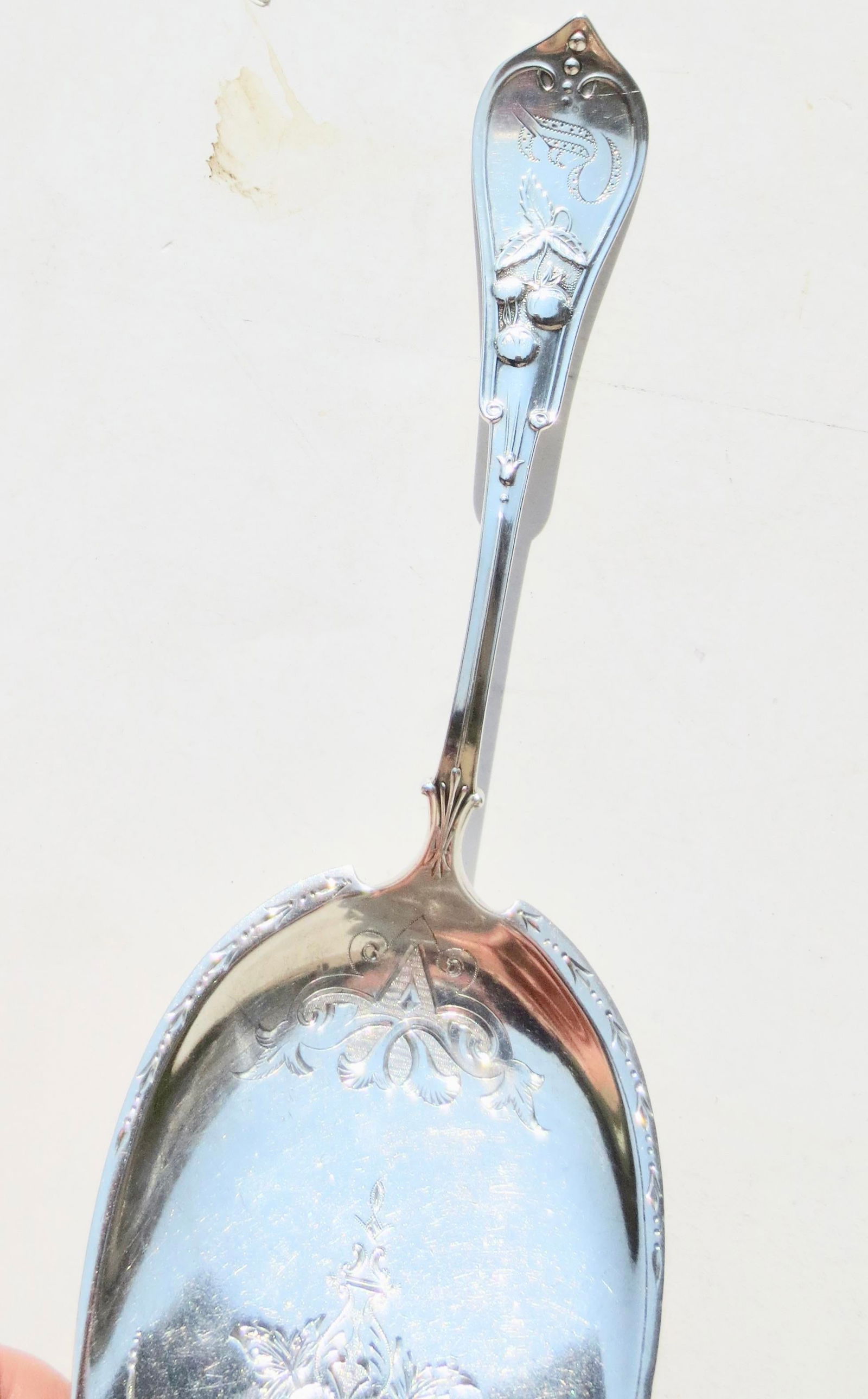 Sterling Silver Cake Server Circa 1900 - 3