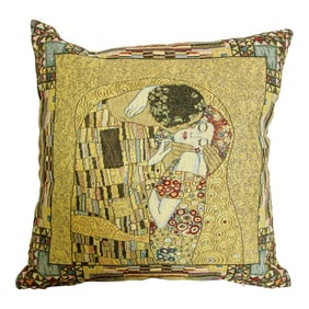 Gustav Klimt the Kiss Throw Pillow Cushion Decor