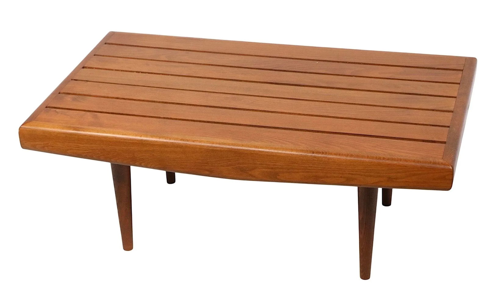 Diminutive Mid Century Slat Bench Side Coffee Table Made in Yugoslavia C 1950/70's - 8