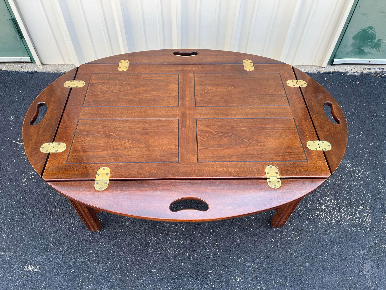 Drexel Furniture Cherry Butlers Tray Table - 11