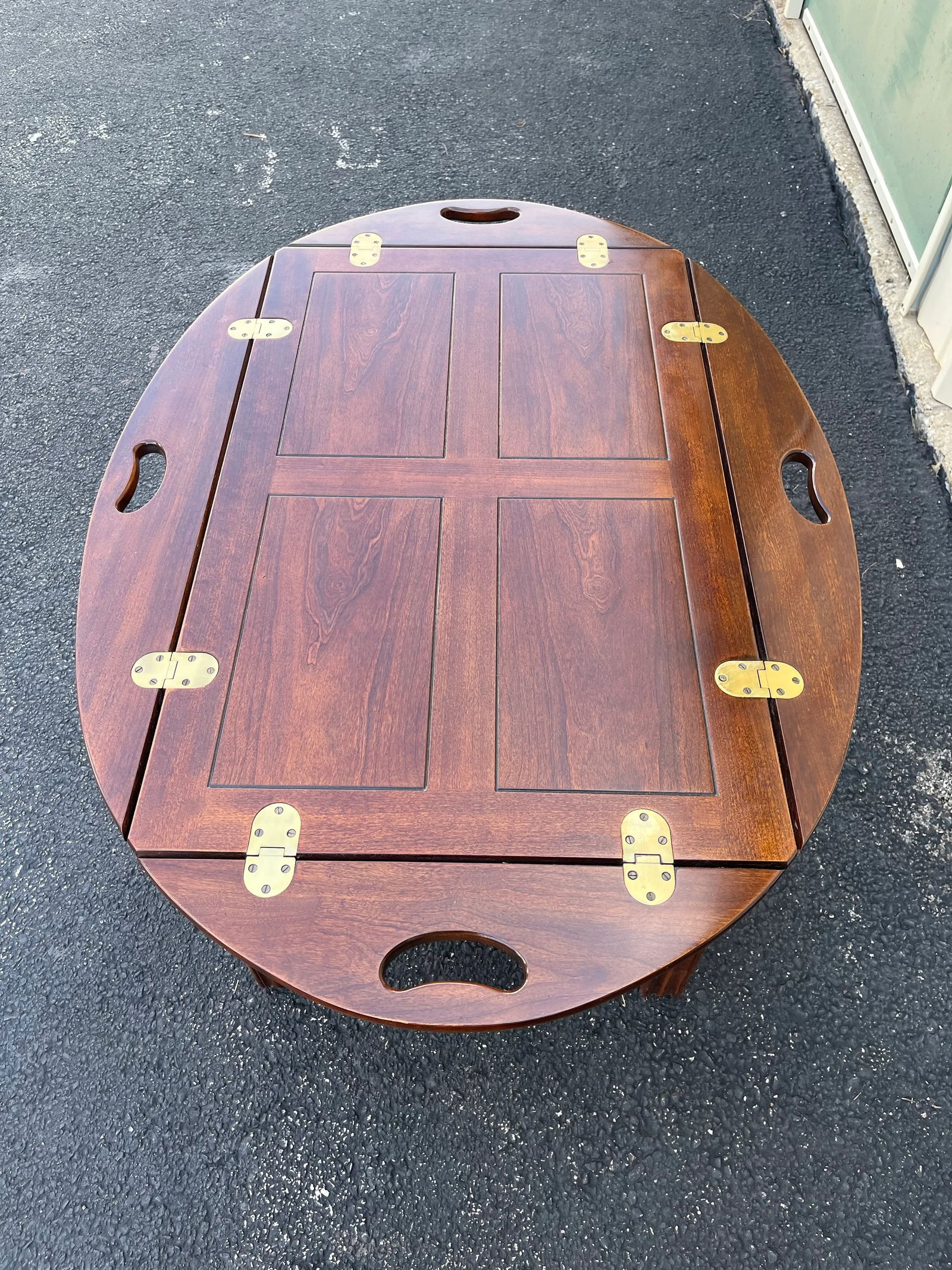 Drexel Furniture Cherry Butlers Tray Table - 2