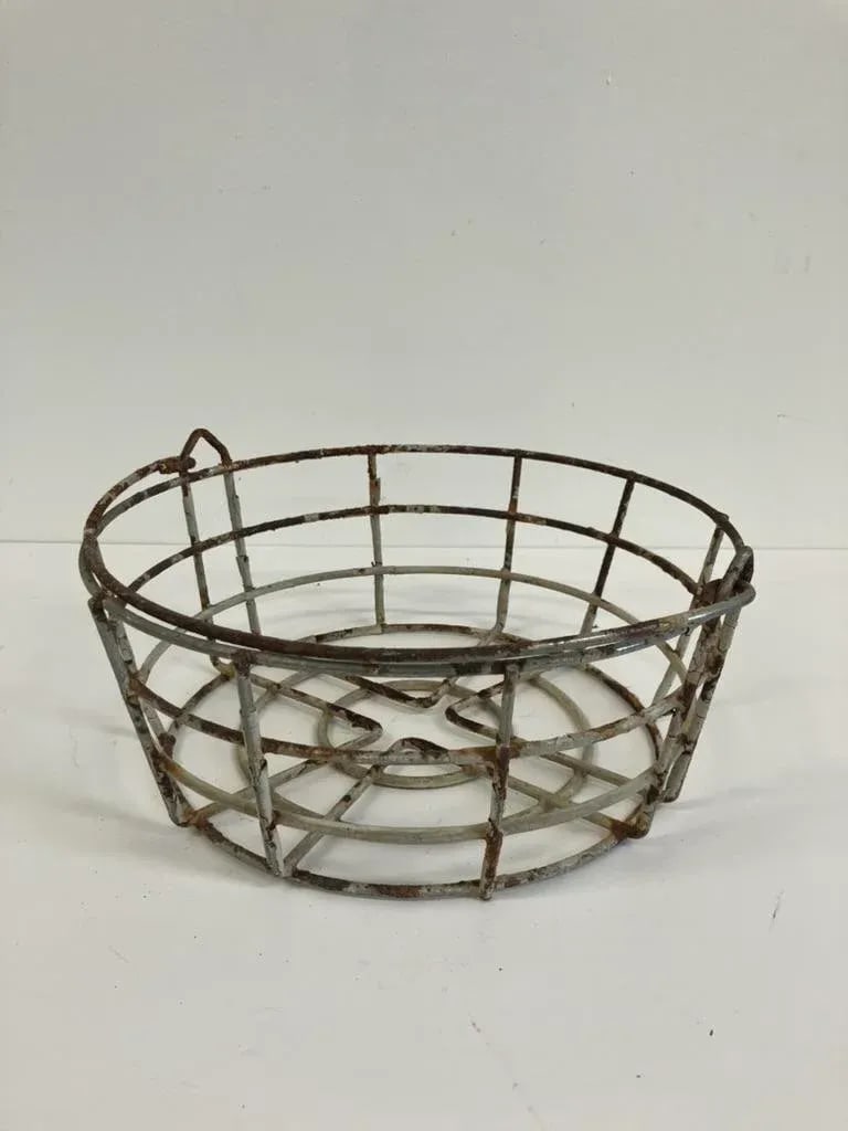 Early 20th Century Rustic Wire Basket - 2