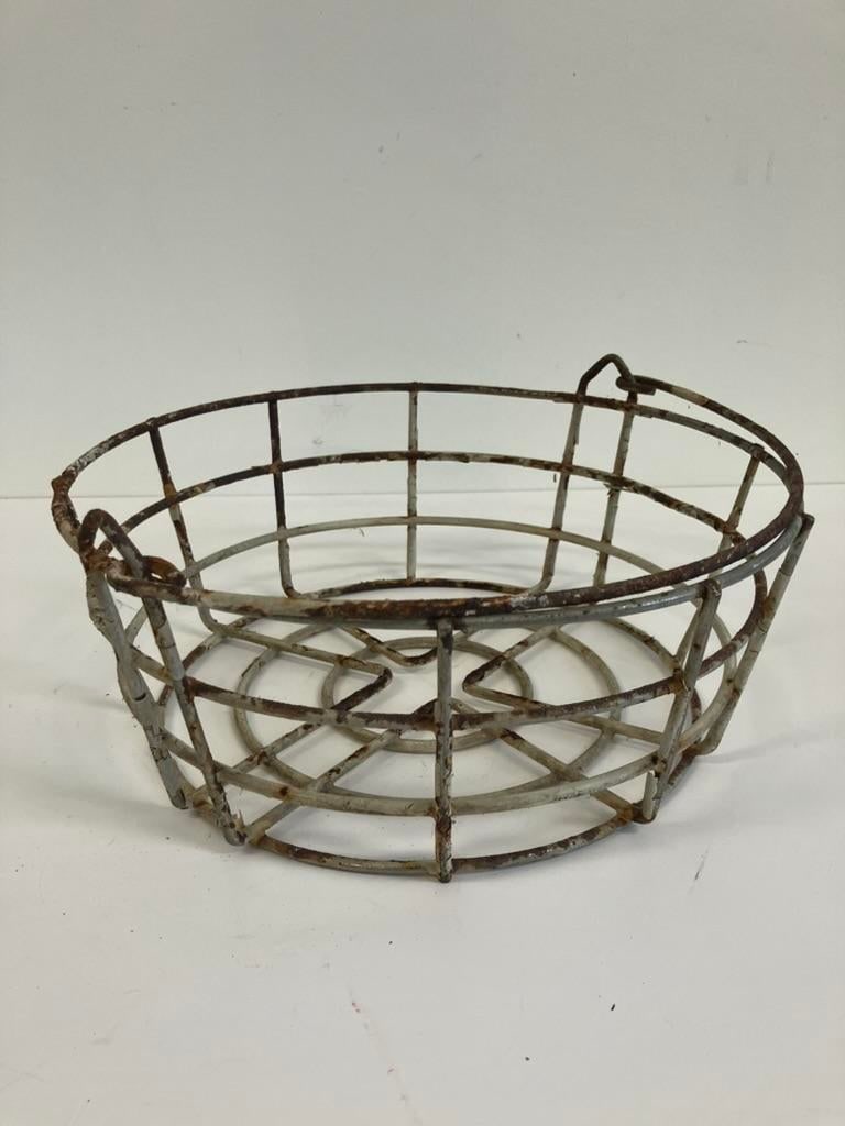 Early 20th Century Rustic Wire Basket - 3