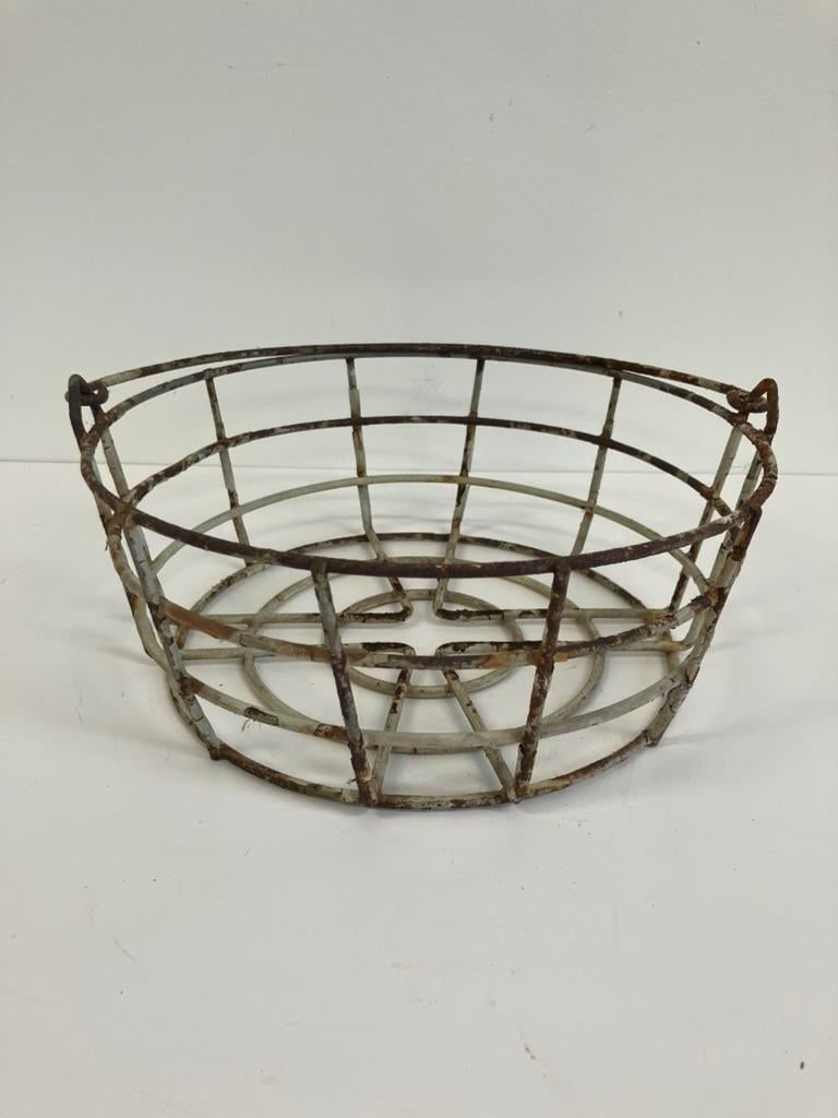 Early 20th Century Rustic Wire Basket - 4