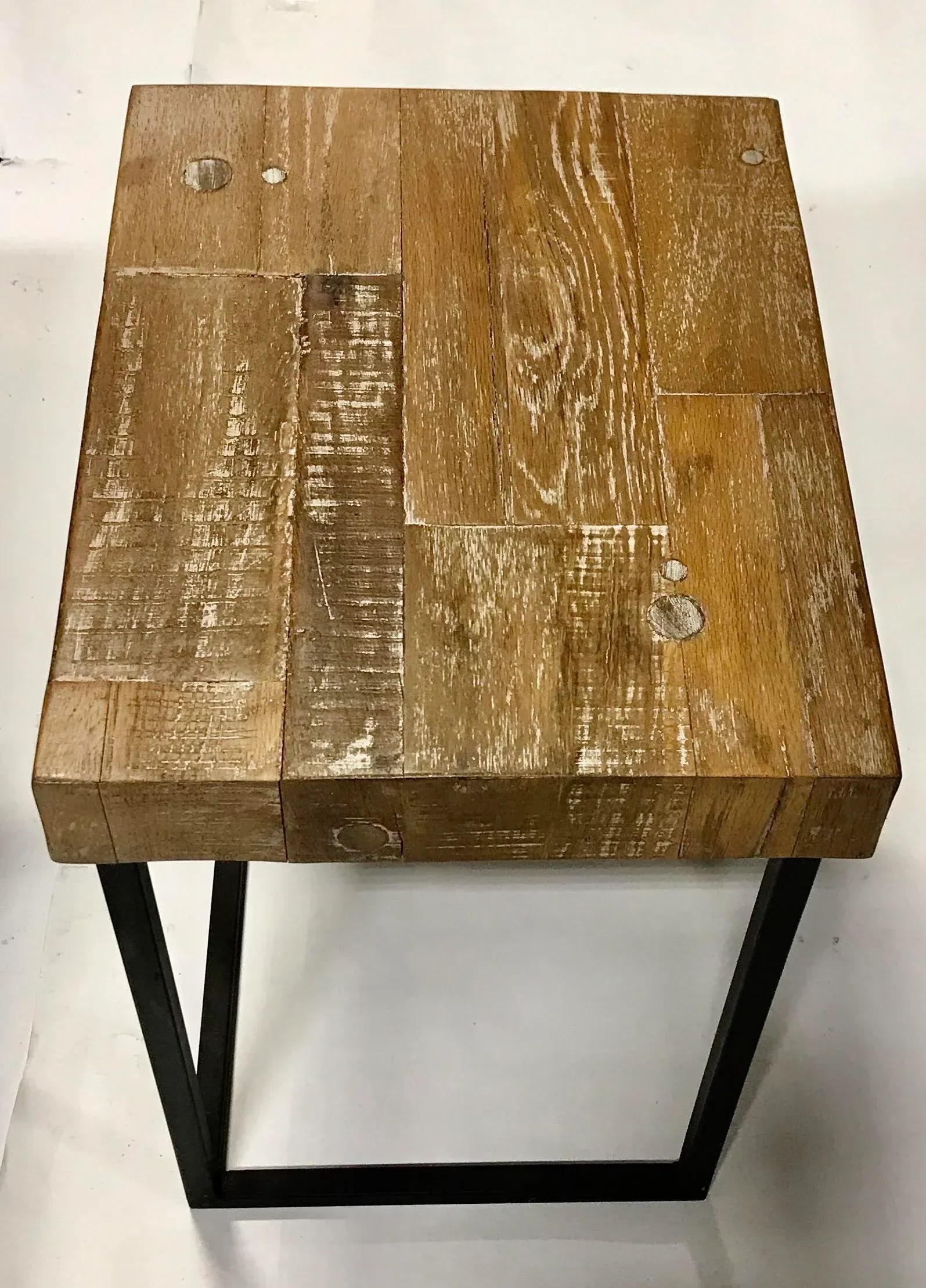 Modern Wooden Side Tables - a Pair - 4