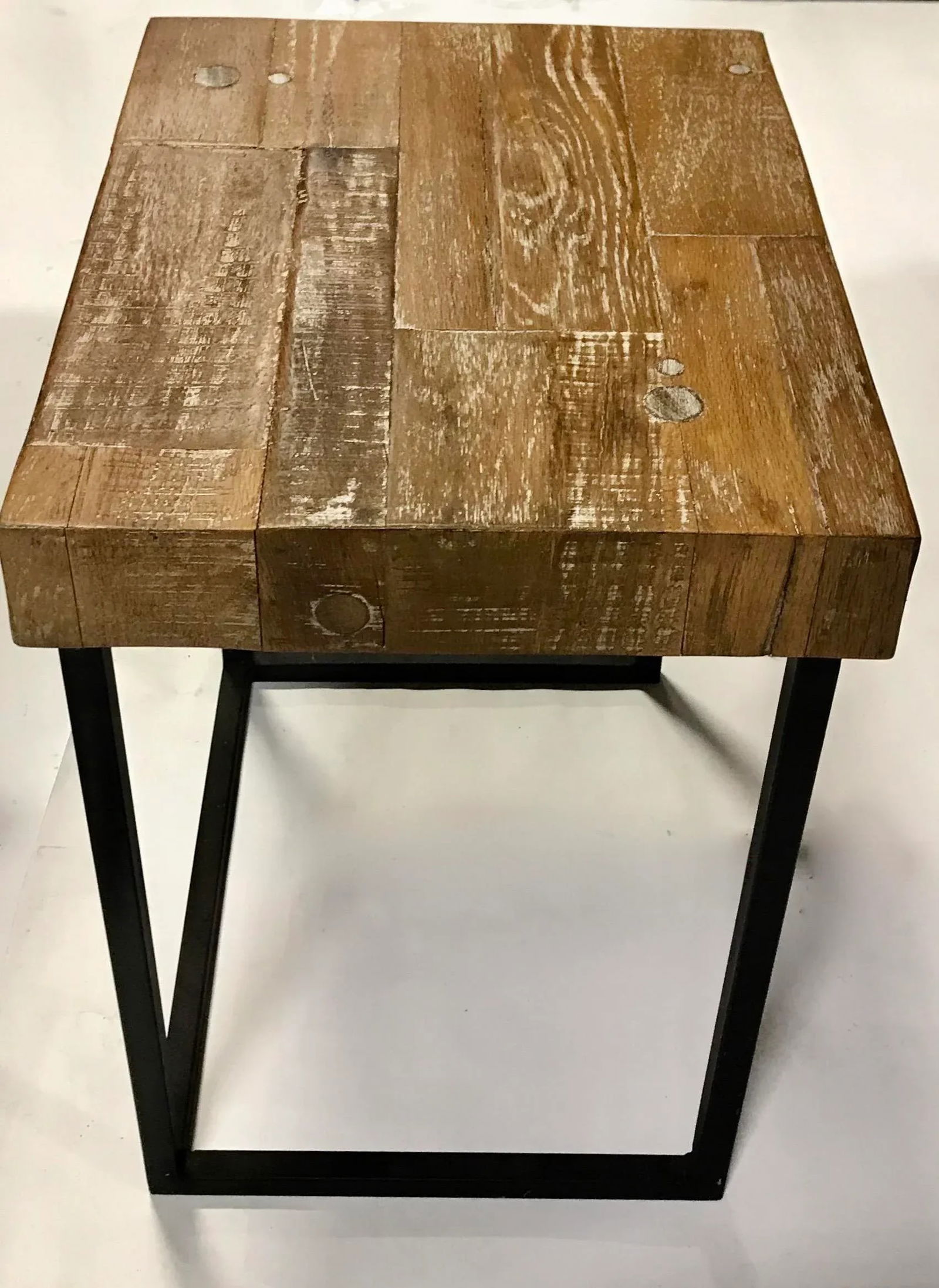 Modern Wooden Side Tables - a Pair - 5
