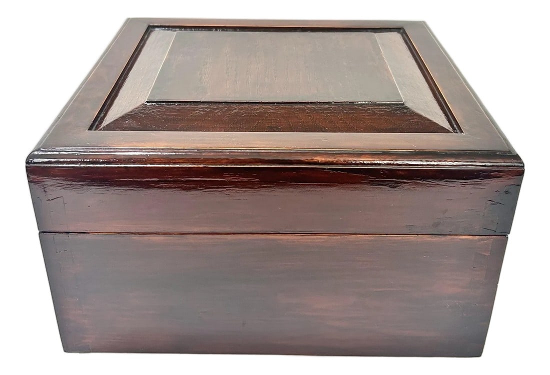 1960s Large Solid Oak Decorative Box (1 of 8)