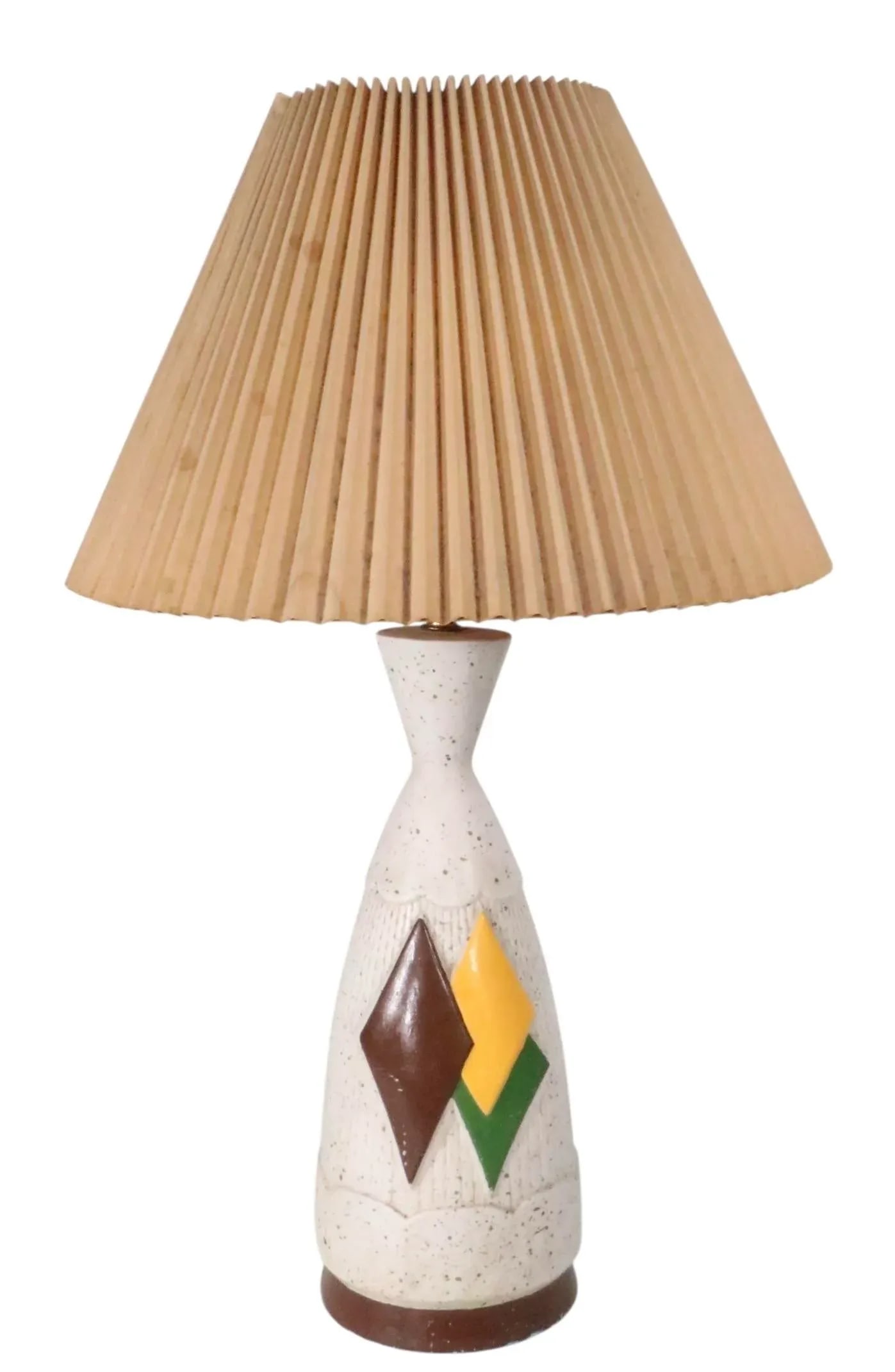 Pair of Mid Century Ceramic Table Lamps - 3