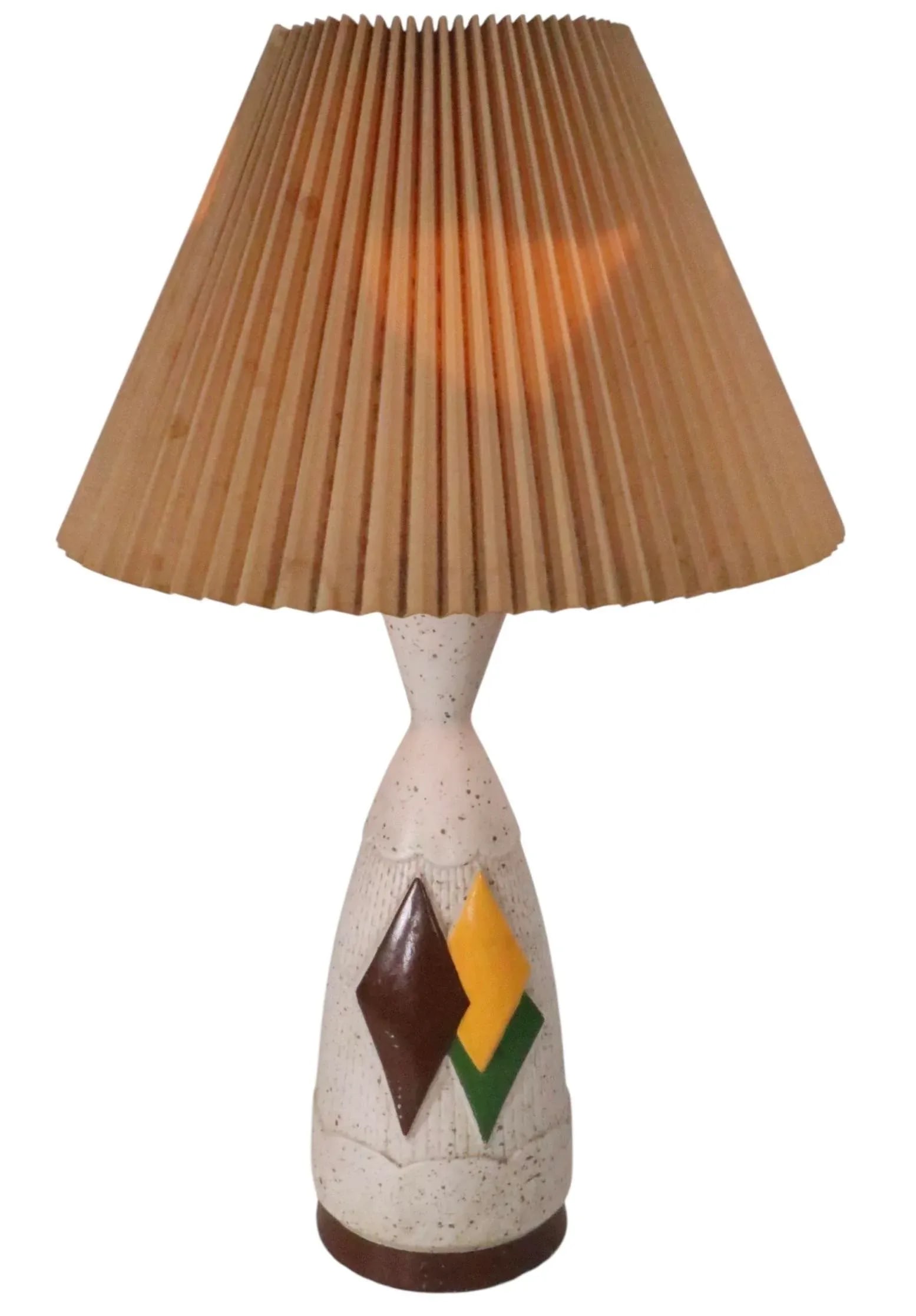 Pair of Mid Century Ceramic Table Lamps - 8