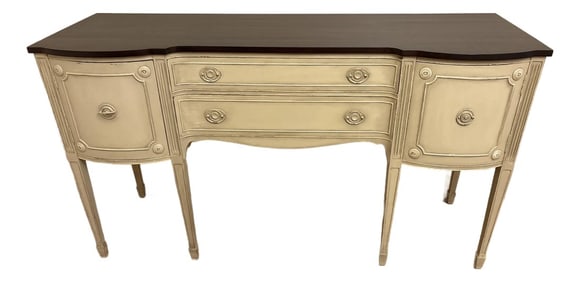 Vintage Northern Furniture Company Mid-Century Modern Style Painted Buffet