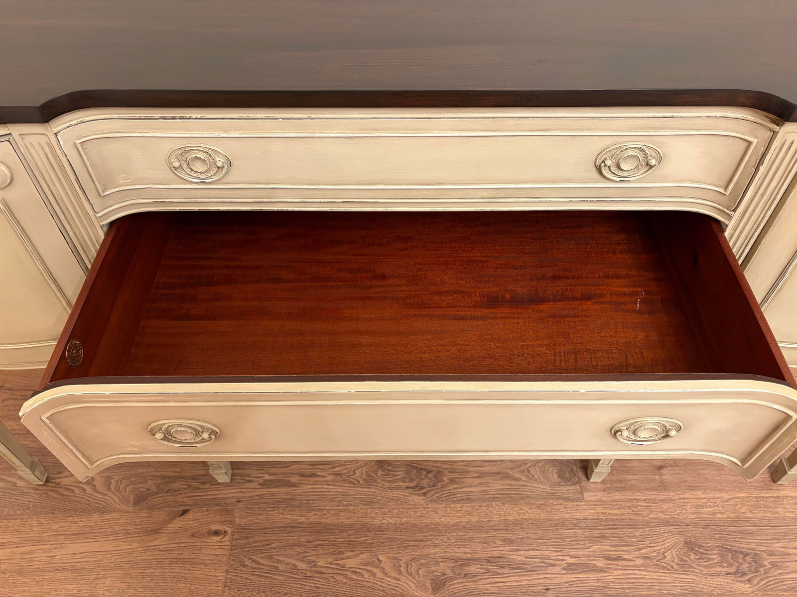 Vintage Northern Furniture Company Mid-Century Modern Style Painted Buffet - 3