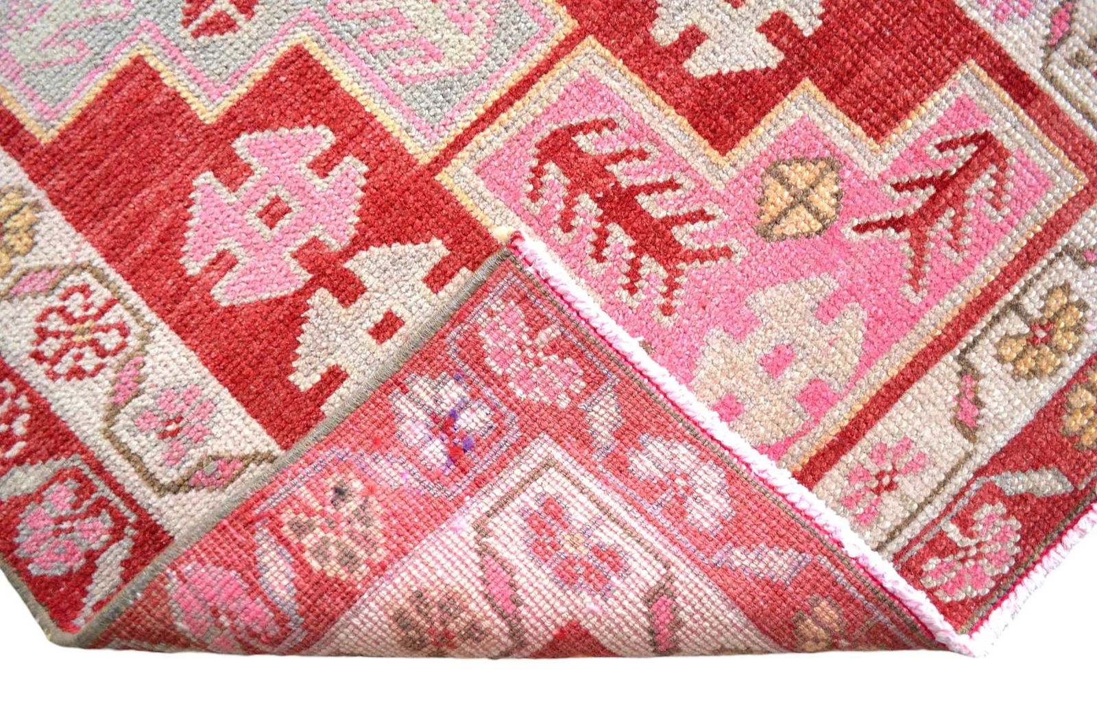 Kurdish Runner Rug . Hand-Knotted Herki Runner Rug Kitchen Island Hallway Decor - 2"²9"³ - 10