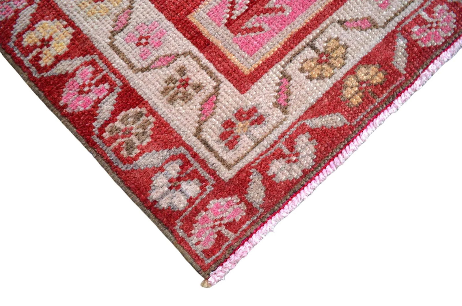 Kurdish Runner Rug . Hand-Knotted Herki Runner Rug Kitchen Island Hallway Decor - 2"²9"³ - 9