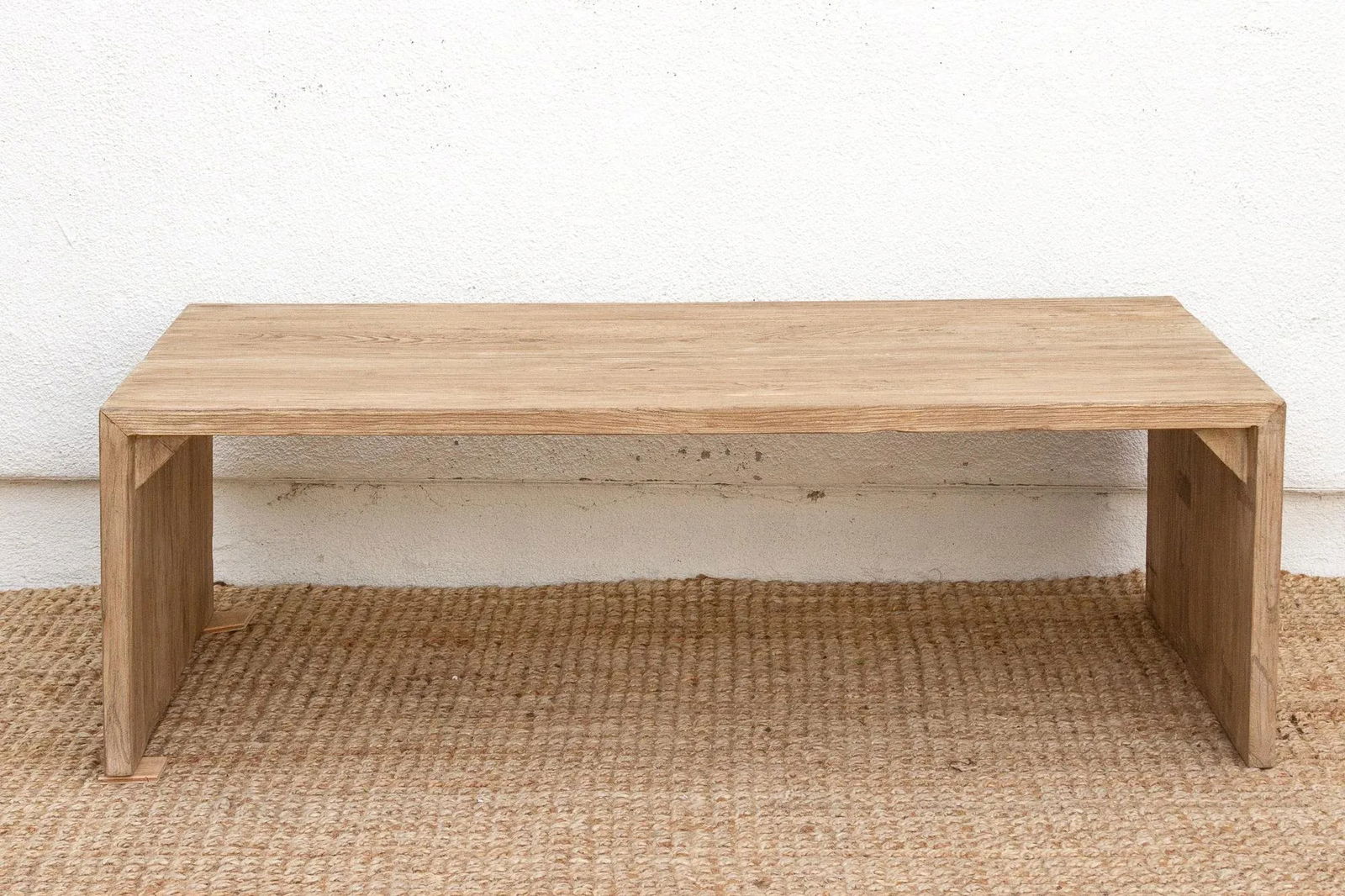 Contemporary Farmhouse Waterfall Coffee Table - 3