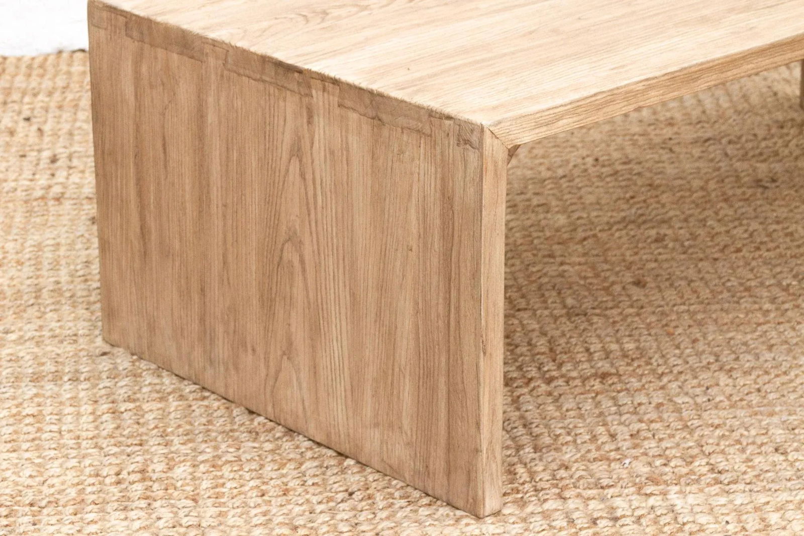 Contemporary Farmhouse Waterfall Coffee Table - 7