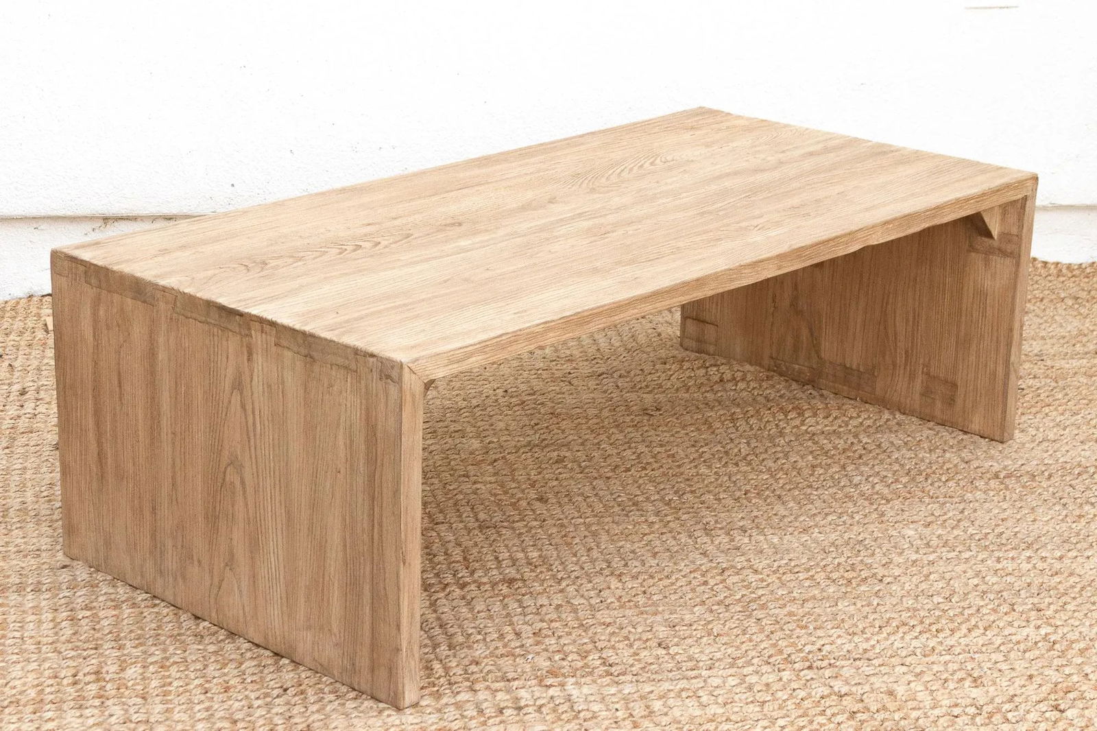 Contemporary Farmhouse Waterfall Coffee Table - 9