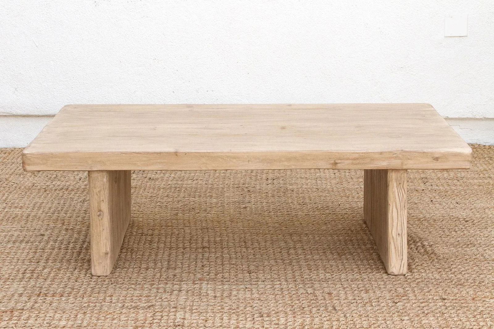 Primitive Coffee Table From Old Wood - 10