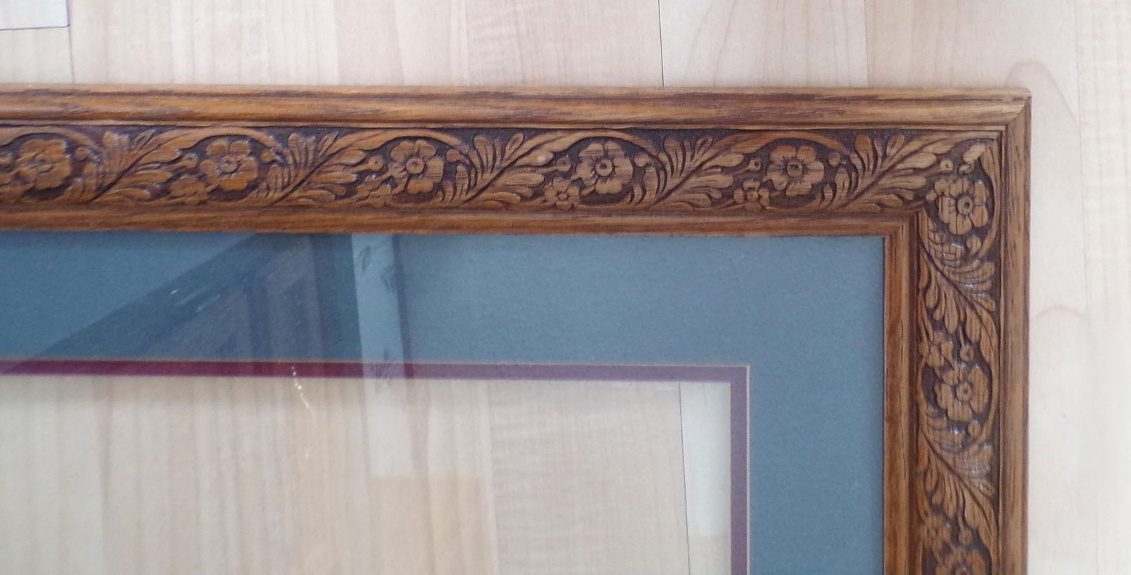 Large Mid 20th Century Brown Wooden Frame - 5