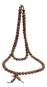 Natural Rare Rosewood Grain 108 Beads Hand Rosary Praying Chain
