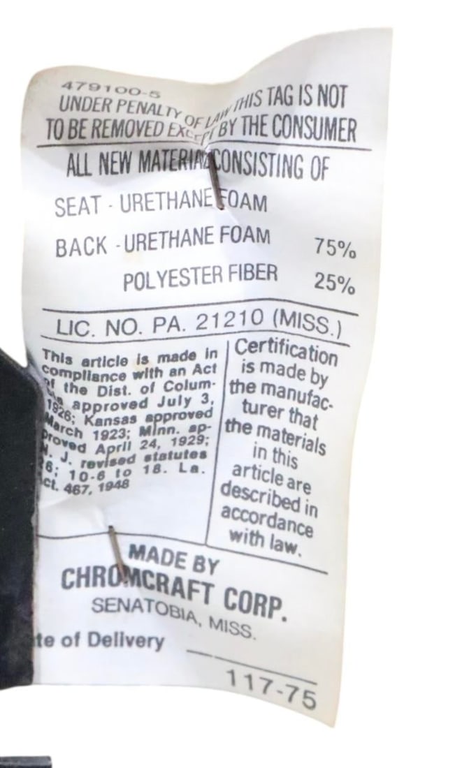 Mod Mid Century Space Age Swivel Chair by Chromcraft, Circa 1970's - 6