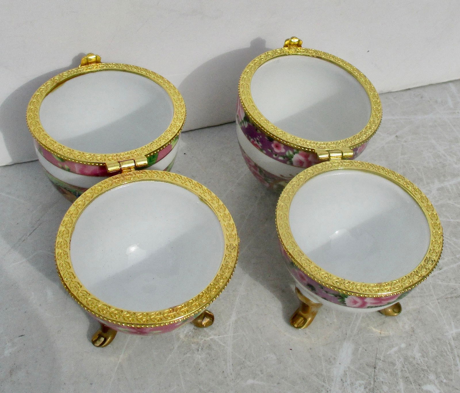 Limoge Ring Boxes - A Pair of 2 - 6