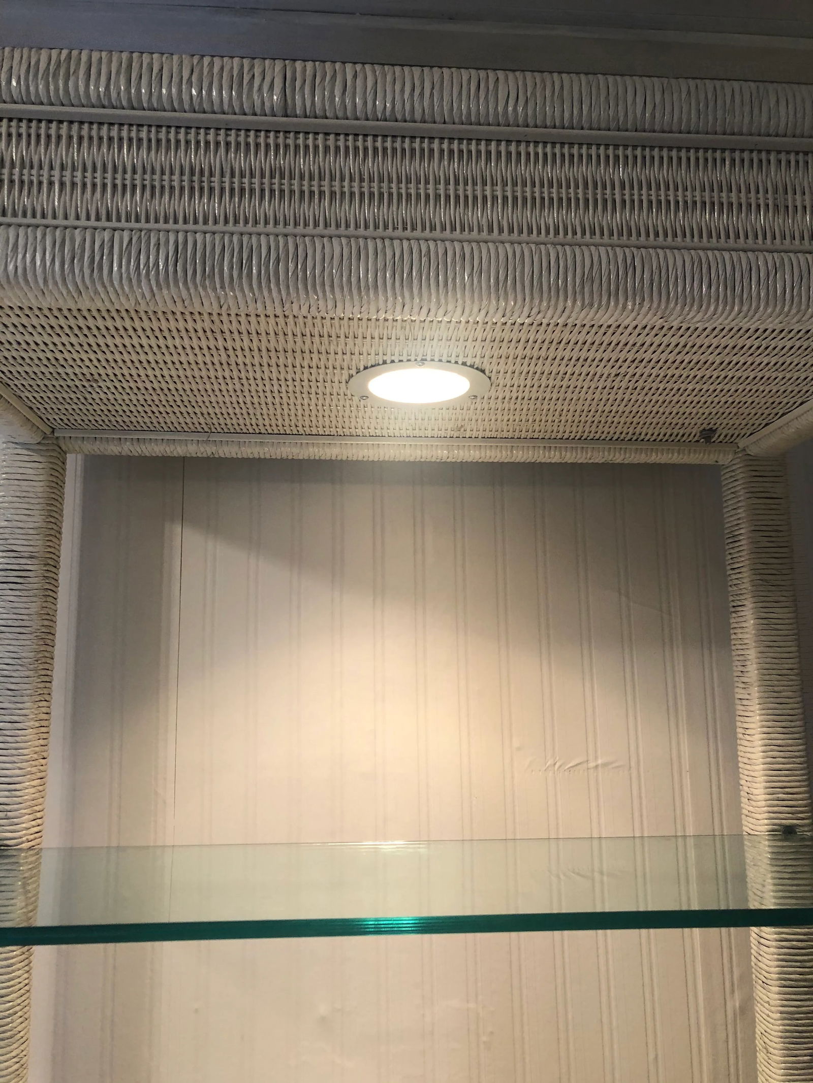 Mid Century Henry Link Wicker Etagere - 3