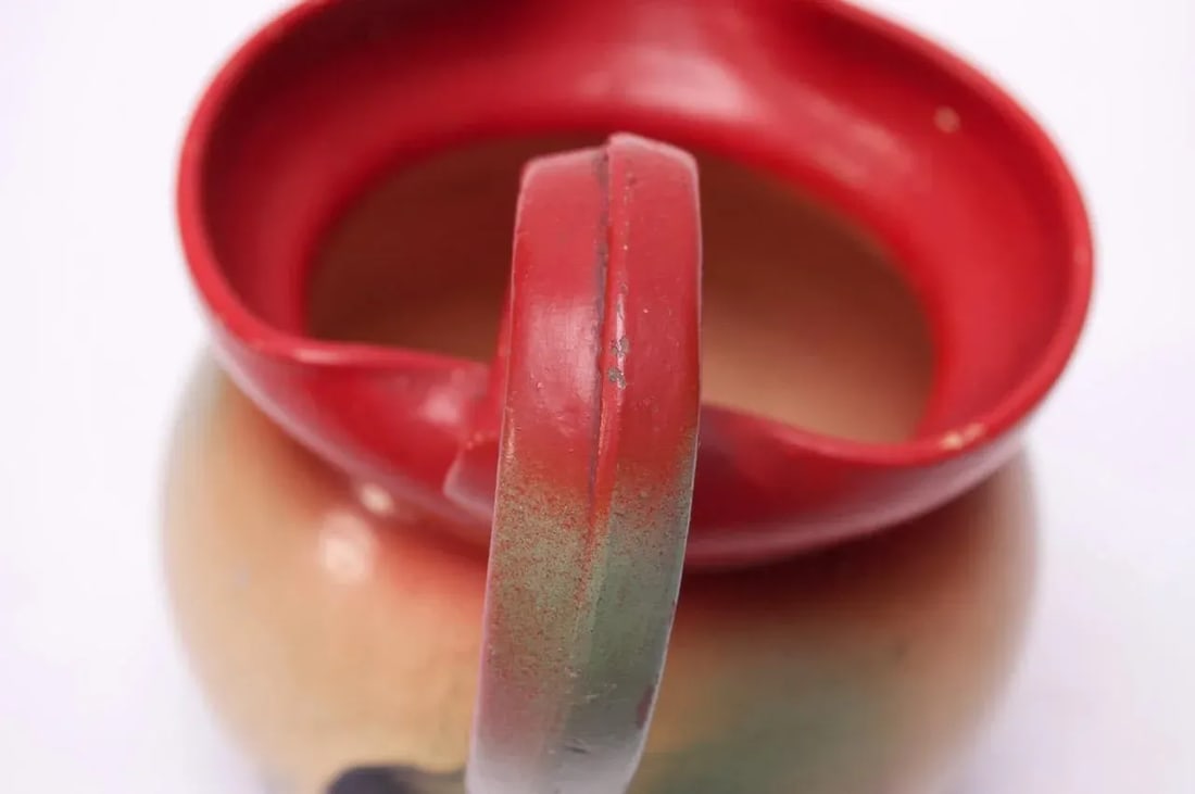 Mid-Century Dutch Hand-Painted Ceramic Decorative Pitcher - 10