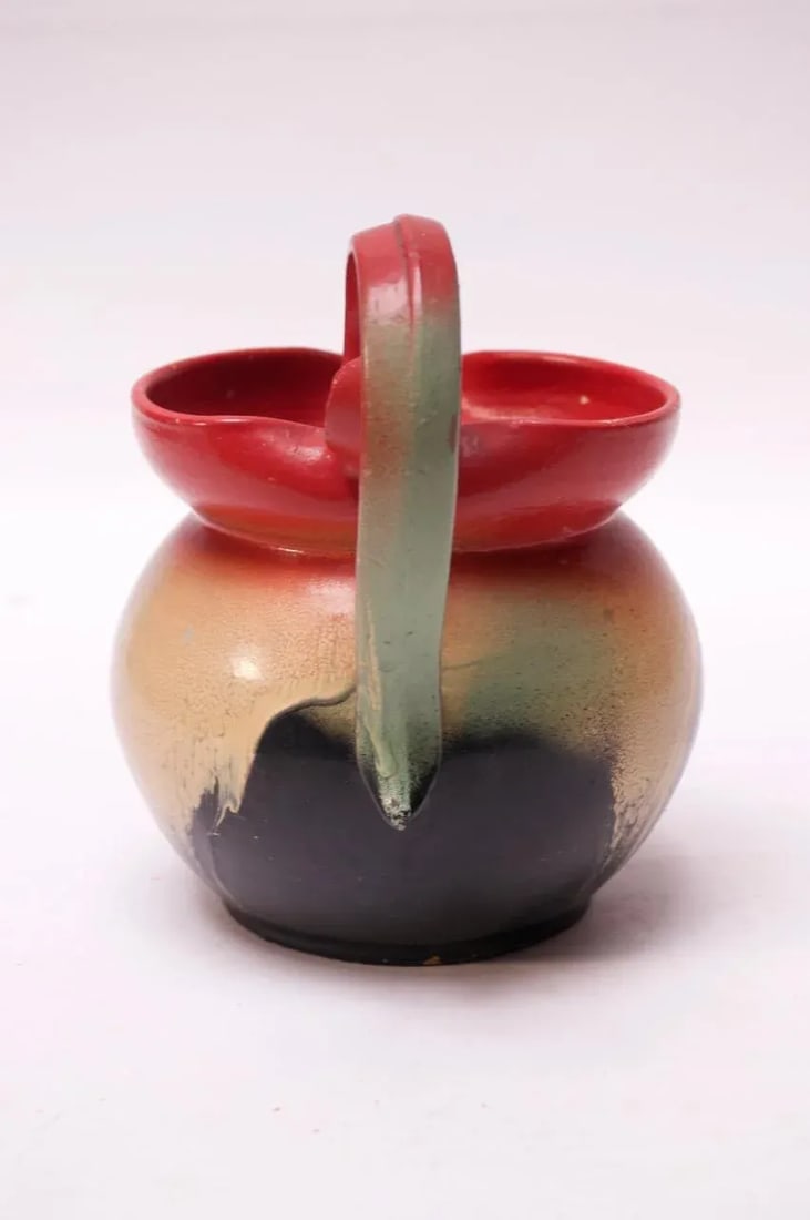 Mid-Century Dutch Hand-Painted Ceramic Decorative Pitcher - 3