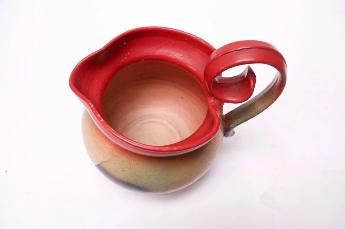 Mid-Century Dutch Hand-Painted Ceramic Decorative Pitcher - 5