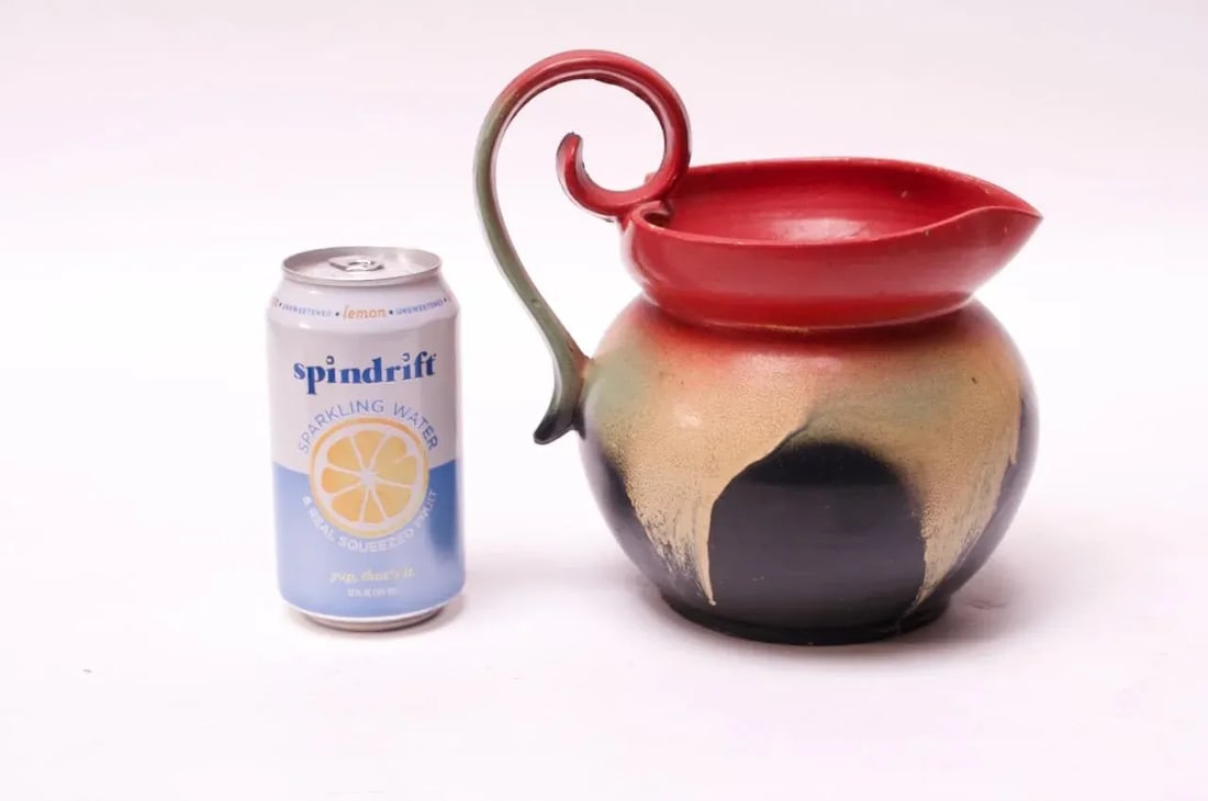 Mid-Century Dutch Hand-Painted Ceramic Decorative Pitcher - 6