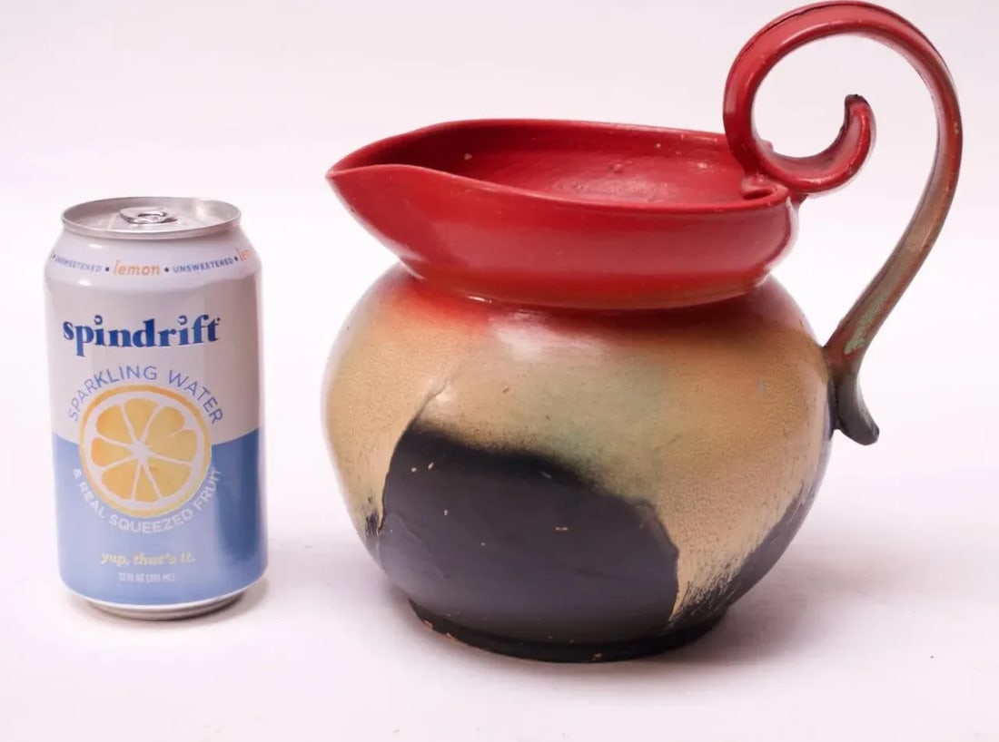 Mid-Century Dutch Hand-Painted Ceramic Decorative Pitcher - 7