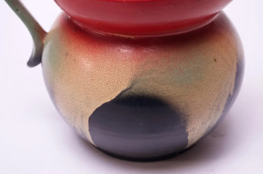 Mid-Century Dutch Hand-Painted Ceramic Decorative Pitcher - 8