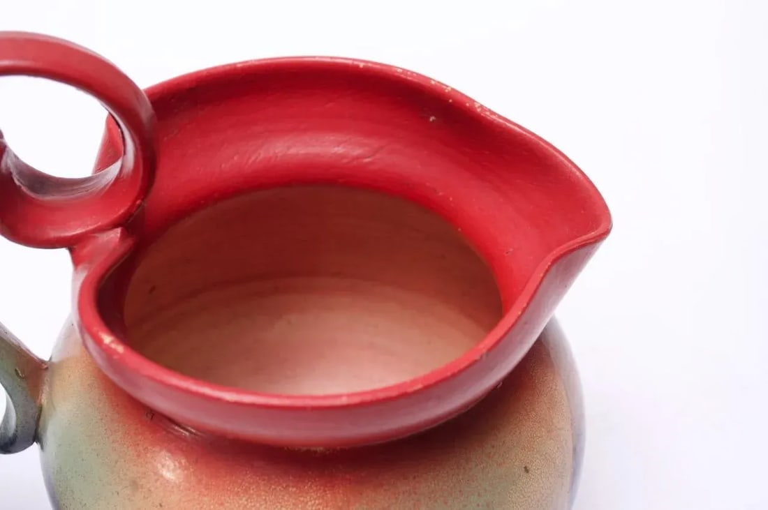 Mid-Century Dutch Hand-Painted Ceramic Decorative Pitcher - 9