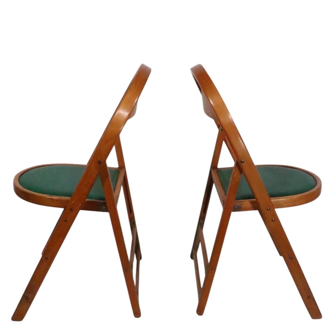 Pr. Vintage Folding Chairs by Silleria La Malinche Mexico C 1950/60's - Set of 2 - 4