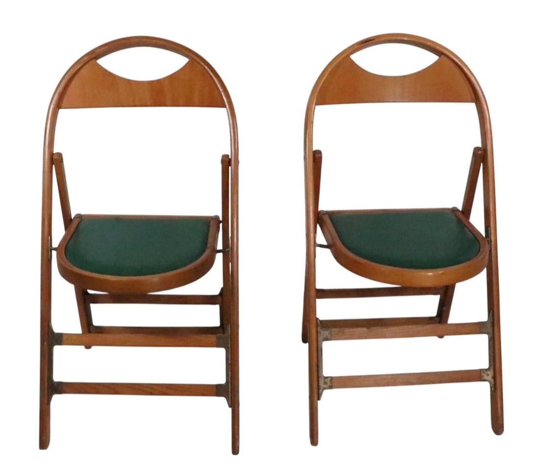 Pr. Vintage Folding Chairs by Silleria La Malinche Mexico C 1950/60's - Set of 2 - 5