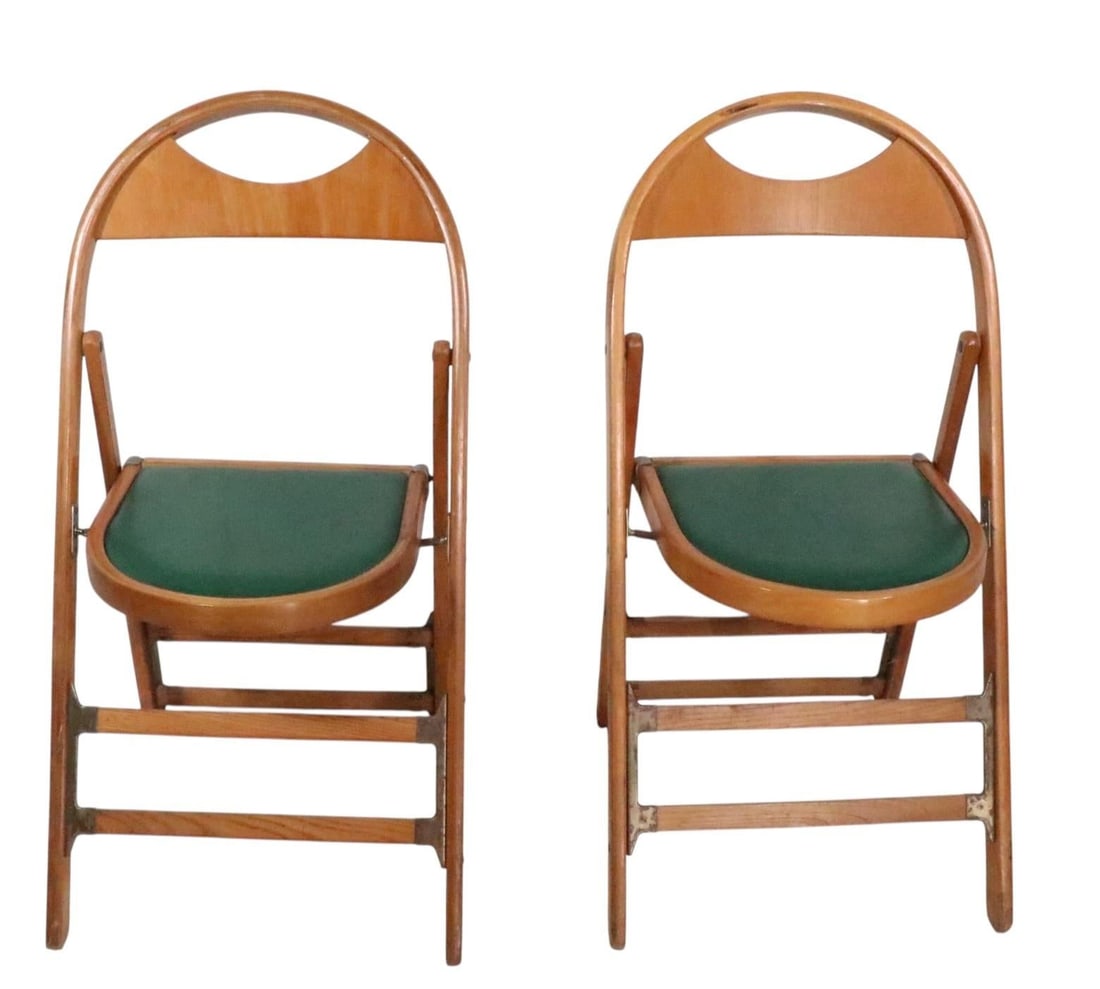 Pr. Vintage Folding Chairs by Silleria La Malinche Mexico C 1950/60's - Set of 2 - 6