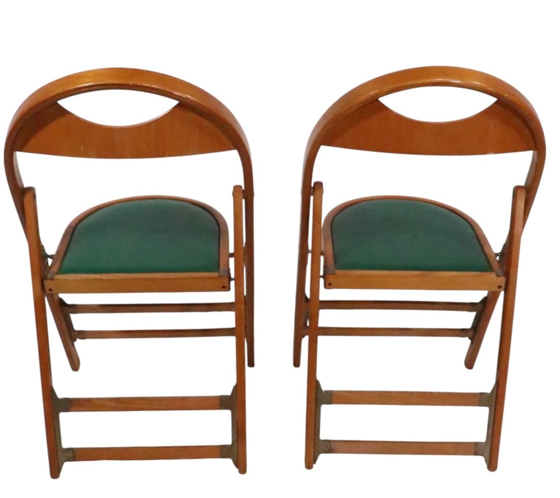 Pr. Vintage Folding Chairs by Silleria La Malinche Mexico C 1950/60's - Set of 2 - 9