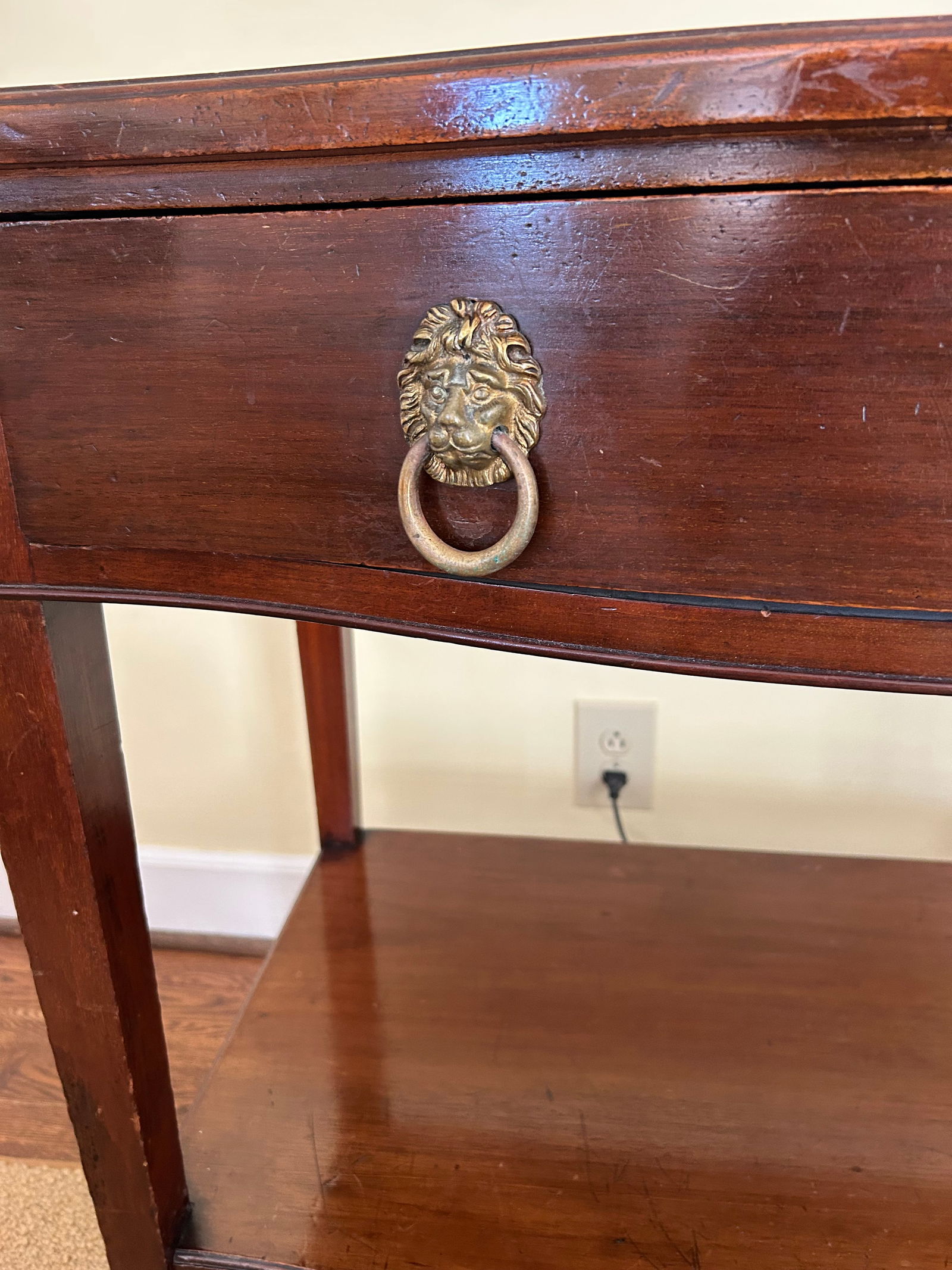 Bowfront Side Table - 4