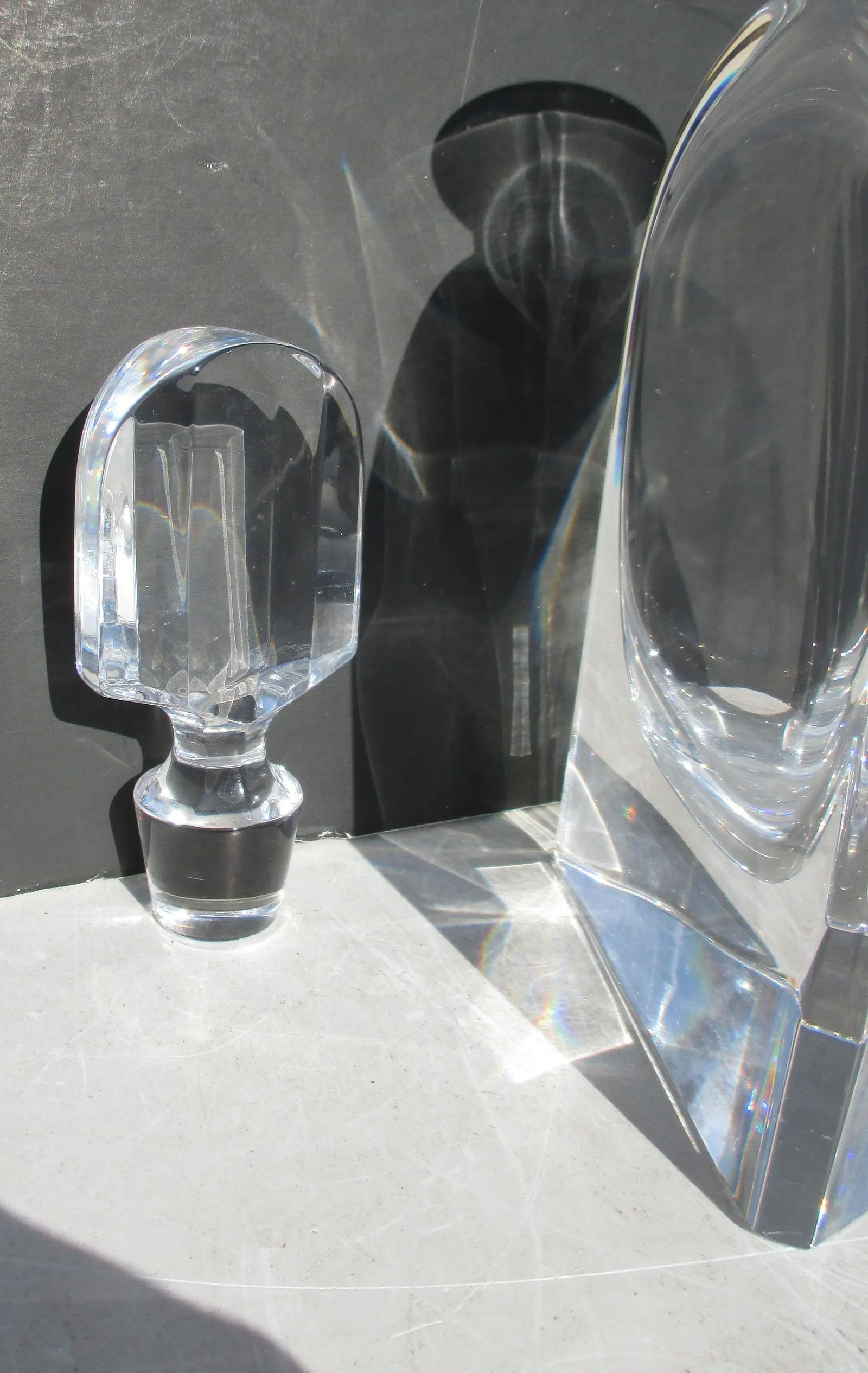 Atlantis Triangular Crystal Whisky Decanter - 3