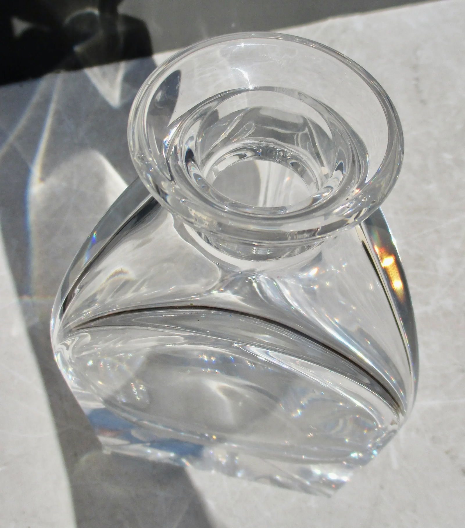 Atlantis Triangular Crystal Whisky Decanter - 7