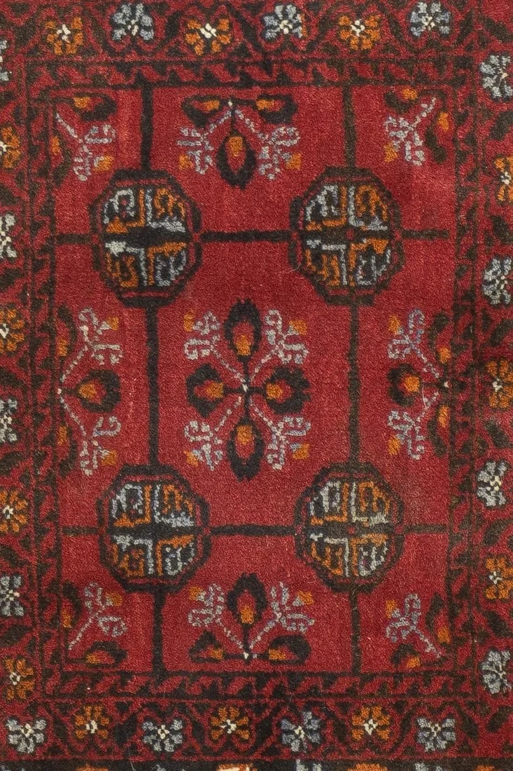 Fine Antique Bokhara Wool Rug 1'9'' X 2'5'' - 3