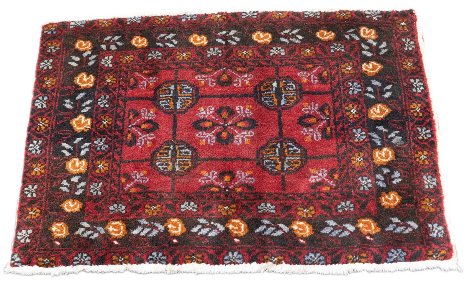 Fine Antique Bokhara Wool Rug 1'9'' X 2'5'' - 8