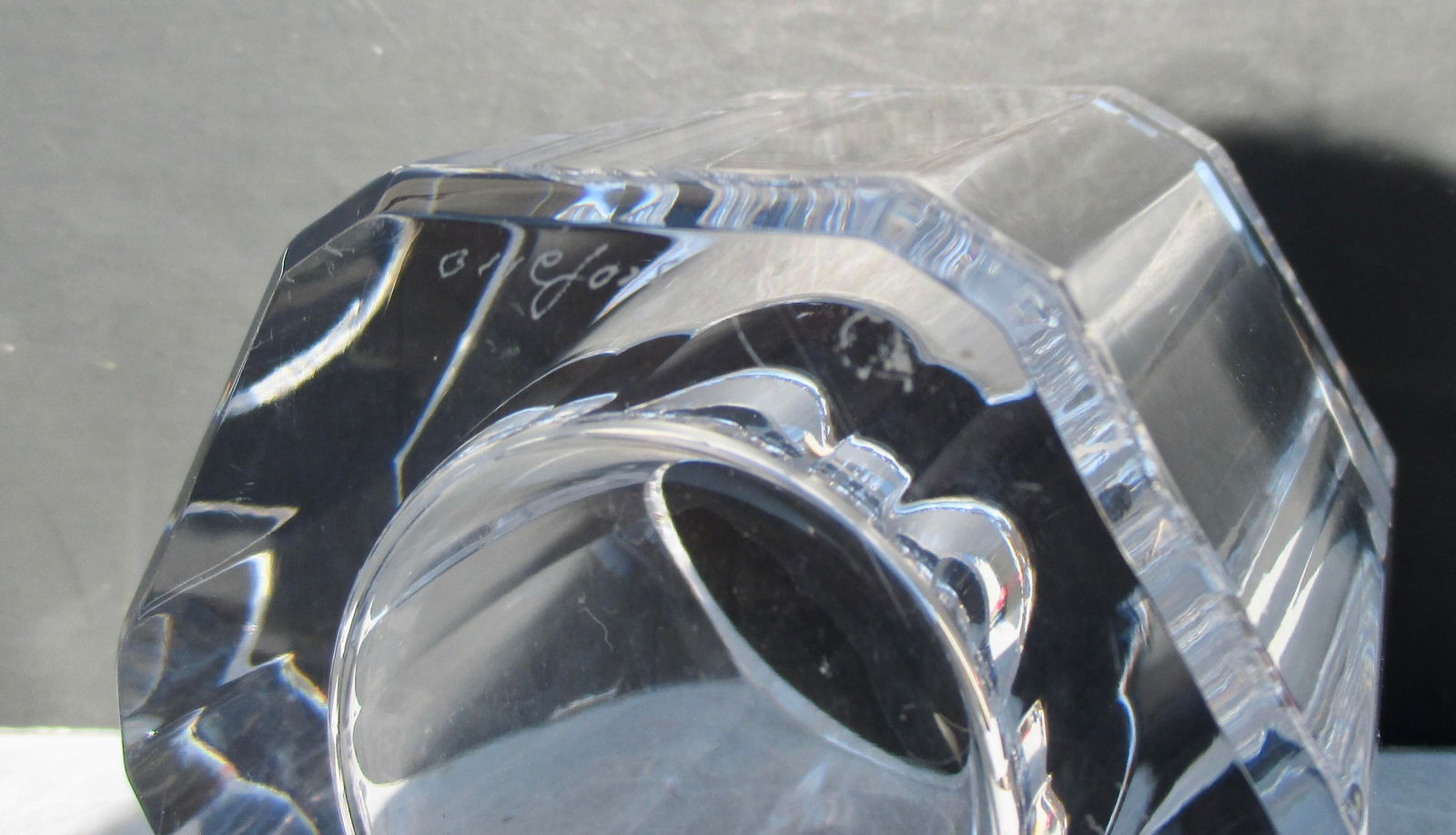 Orrefors Crystal Sugar Jar - 6