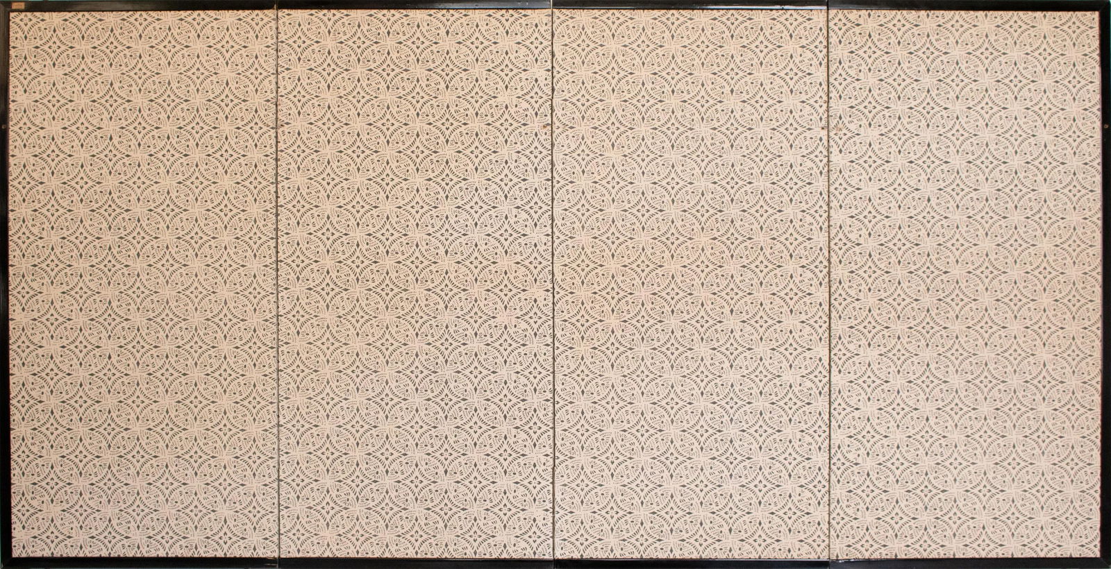 1960s ShÅwa Era Japanese Byobu Screen "Landscape With Gazebo" - 15